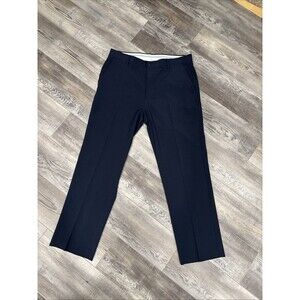 FootJoy Pants Mens 38x32 Navy Blue Golf Performance Stretch Flat Front Classic